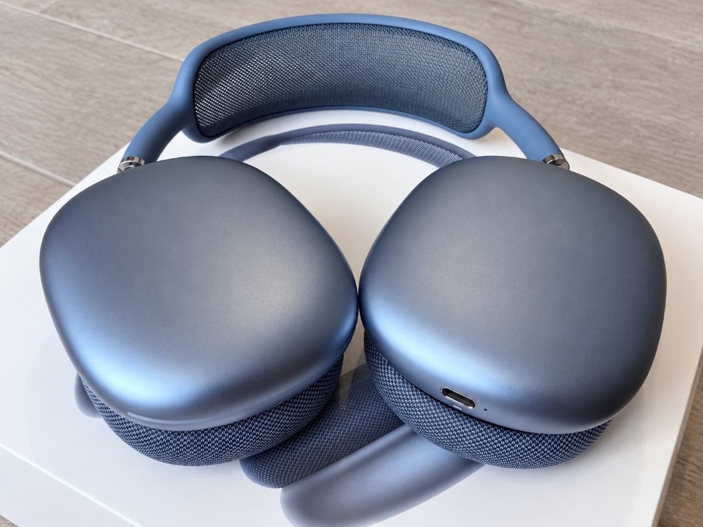 Apple AirPods Max USB-C Blauw | Originele doos + Smart Case, Ophalen of Verzenden, Zo goed als nieuw, Draadloos, Blauw
