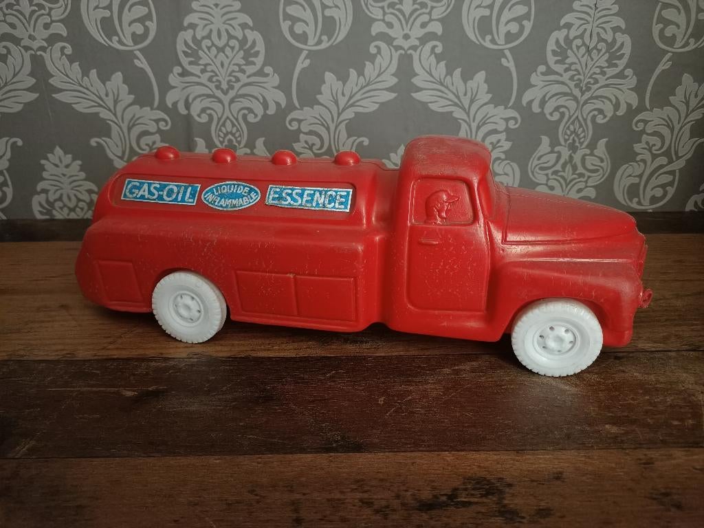 Plastic: Tank Vrachtwagen/ Truck (1961) 35cm, Antiek en Kunst, Verzenden