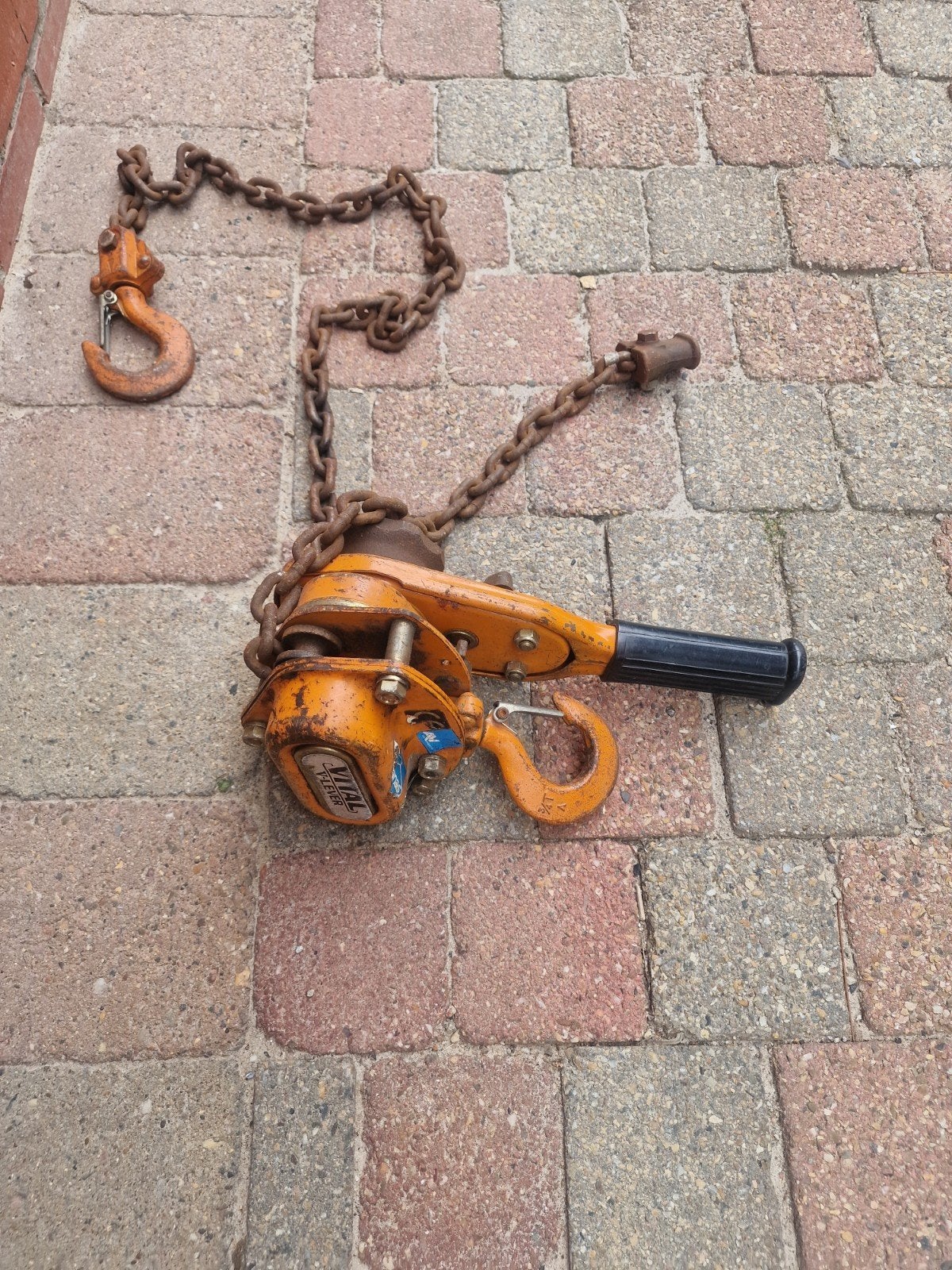 Originele VITAL Hefboomtakel / Rateltakel – 750 kg (3/4 Ton), Ophalen