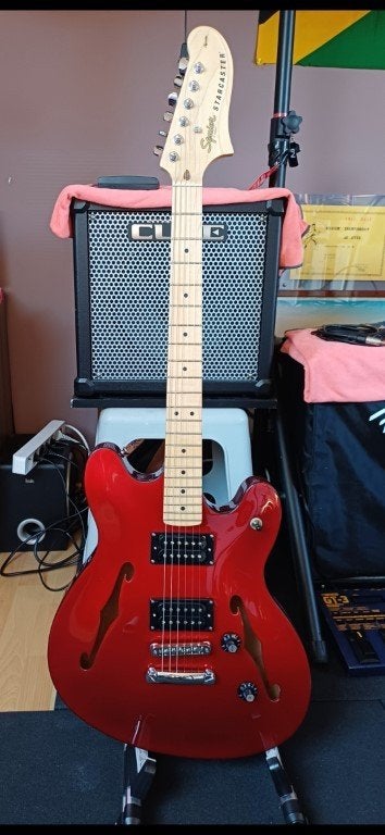 Fender Squier affinity series starcaster deluxe Candy Red ., Muziek en Instrumenten, Ophalen, Nieuw, Overige typen