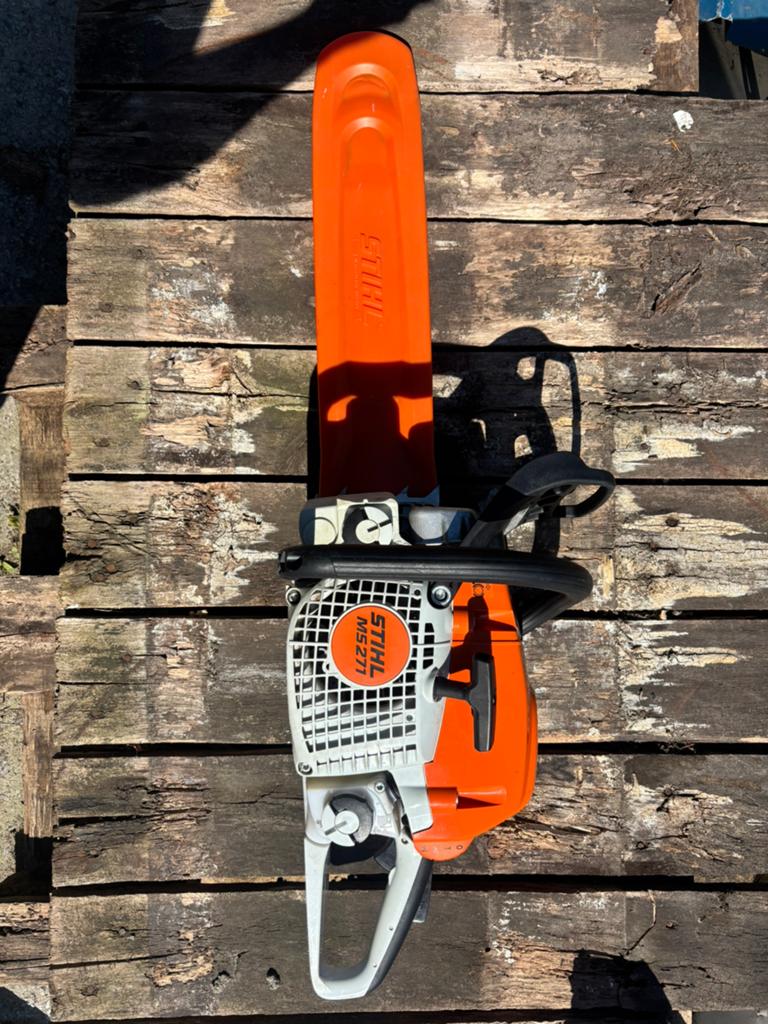 Stihl kettingzaag, Tuin en Terras, Hand-tuingereedschap, Ophalen, Zo goed als nieuw