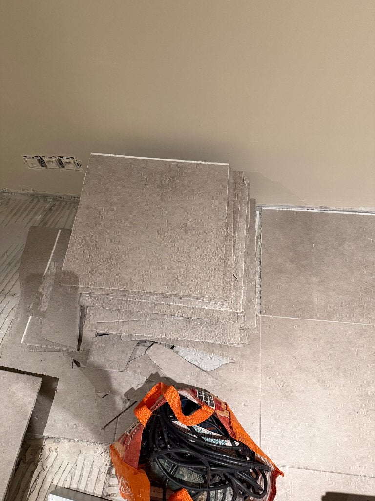 Carrelage, Bricolage & Construction, Carrelage de sol, Enlèvement, Utilisé, Pierre de taille