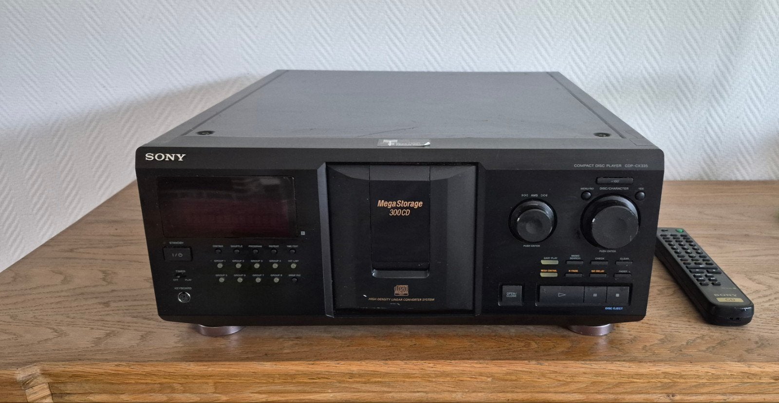 Sony CDP-CX335 MegaStorage – Chargeur 300 CD + télécommande, Enlèvement, Sony