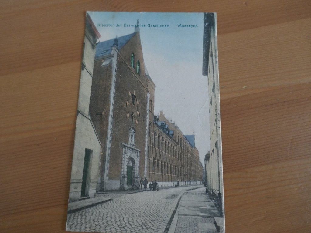 maaseik maeseyck klooster der eerwaarde urselinen, Verzenden, Gelopen, Limburg