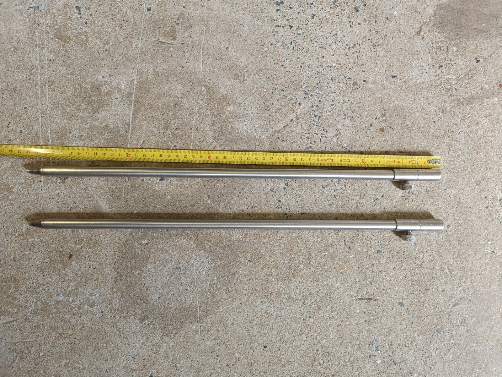 Banksticks uit rvs, Ophalen