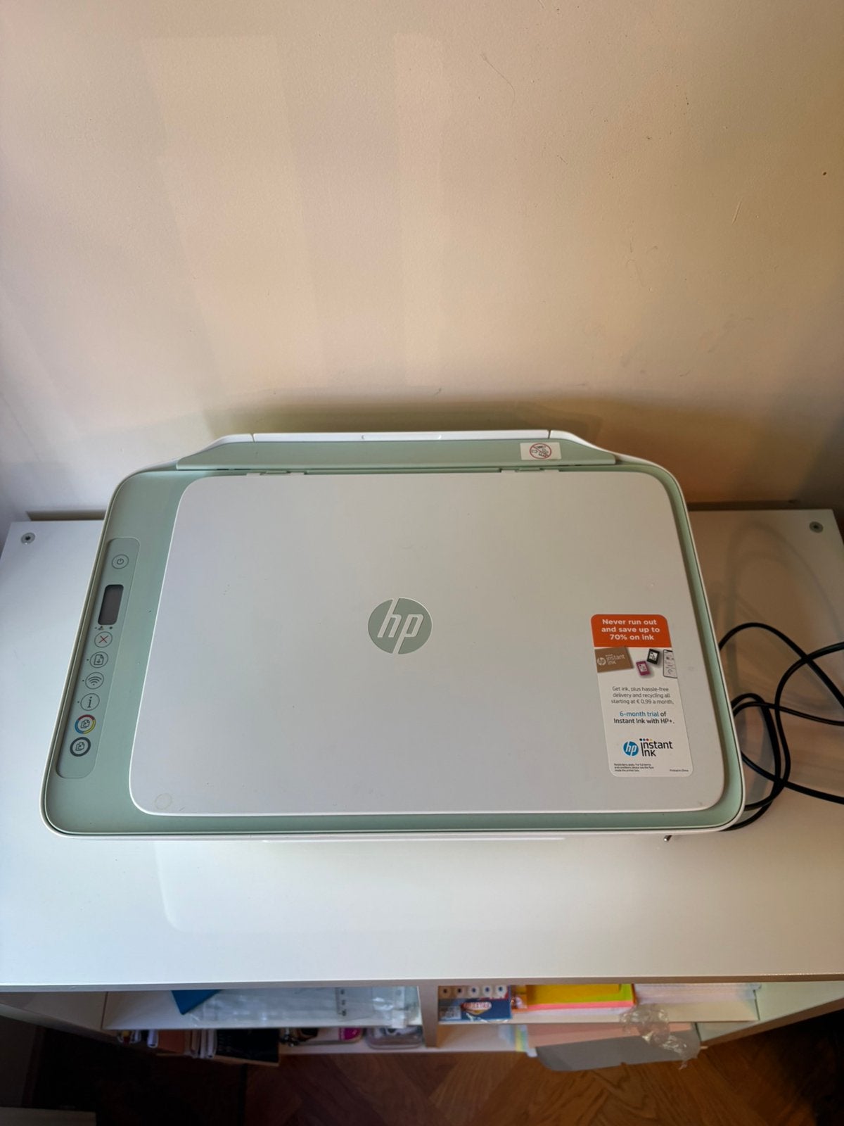 Imprimante HP DeskJet 2722e, Impression couleur, Wi-Fi intégré, Enlèvement, Imprimante à jet d'encre