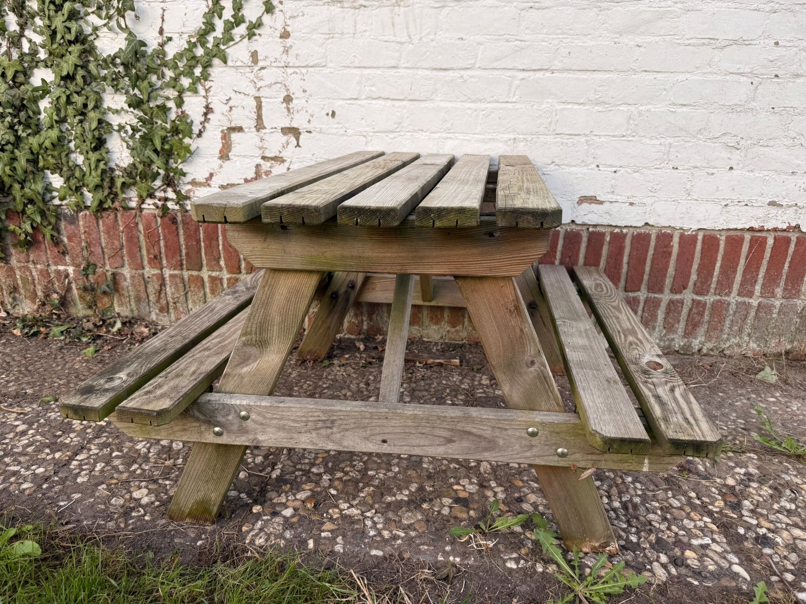 Picknicktafel voor kids, Ophalen, Gebruikt, Hout