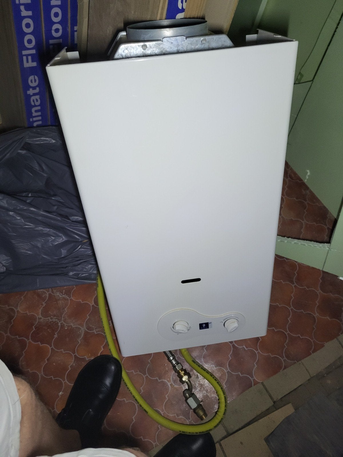 chauffe-eau au gaz avec bombonne, Bricolage & Construction, Enlèvement, Chauffe-eau
