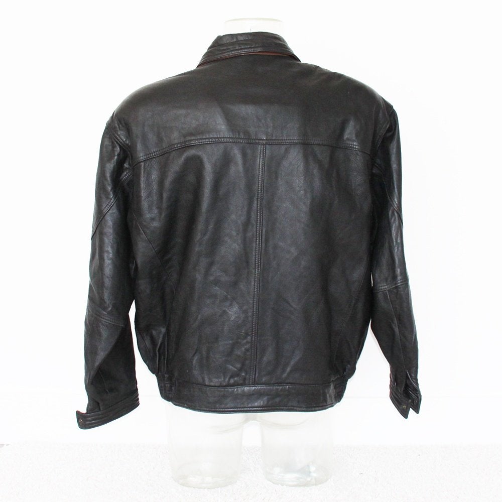 Veste en cuir vintage pour hommes 281* (taille 56) €60, -, Andere, Taille 56/58 (XL), Comme neuf, Noir