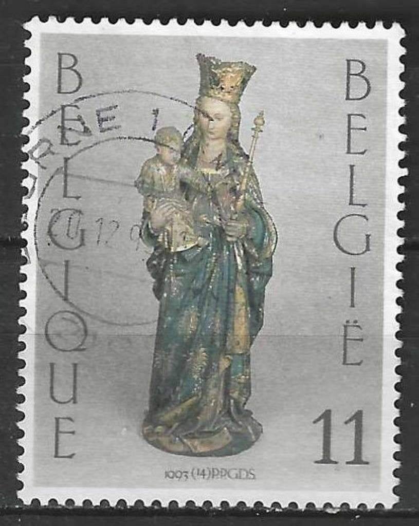 Belgique 1993 - Yvert/OBP 2530 - Noël et Nouvel An (ST), Timbres & Monnaies, Envoi, Affranchi, Oblitéré, Noël