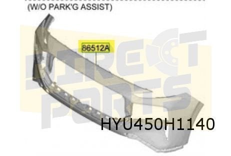 Hyundai Santa Fe (2/21-) voorbumper (te spuiten) Origineel!, Autos : Pièces & Accessoires, Neuf, -, Hyundai, -