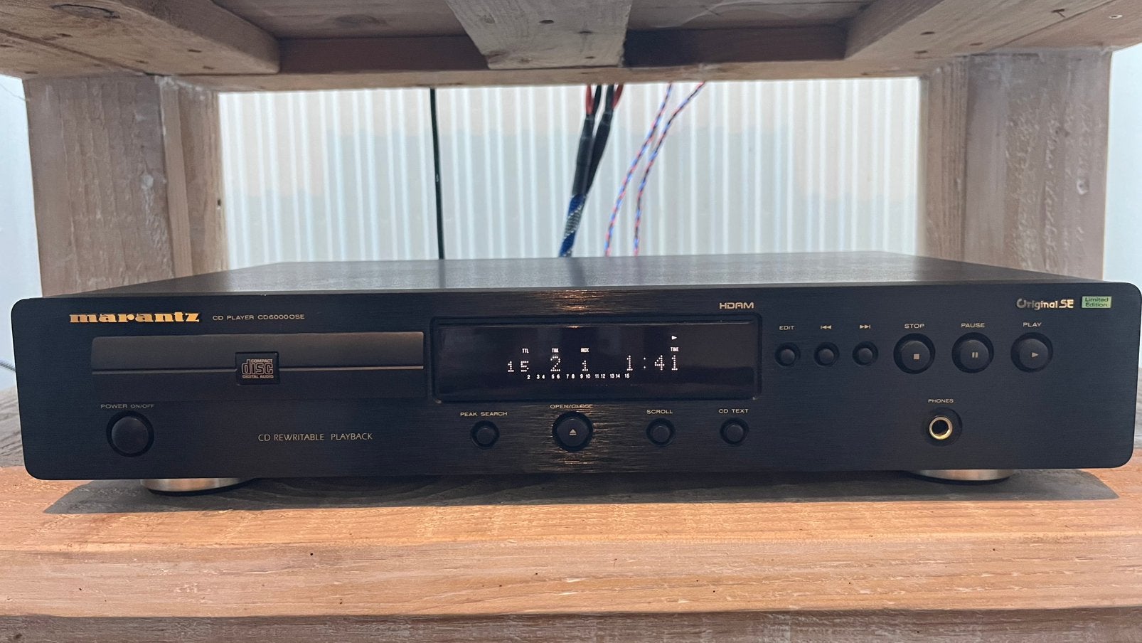 Marantz CD6000 SE Limited Edition — Lecteur CD haut de gamme, Enlèvement, Utilisé