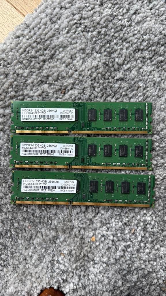 DDR3 4GB, Ophalen of Verzenden, Zo goed als nieuw, DDR3, 4 GB