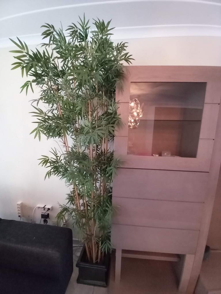 Belle grande plante de bambou artificiel de luxe, Enlèvement