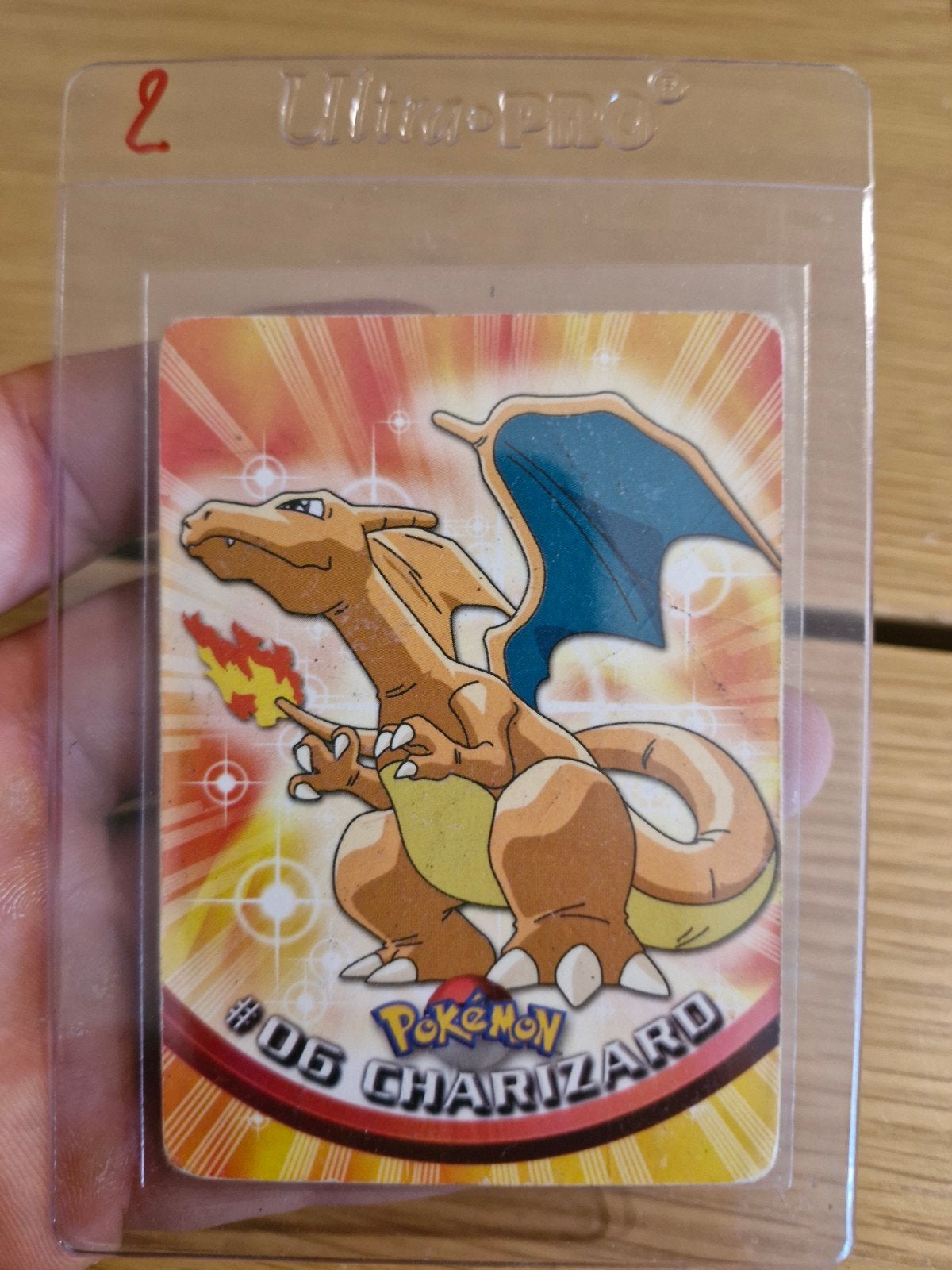 Charizard #06 Pokémon-kaart uit de 1999 Topps TV Animation S, Enlèvement ou Envoi