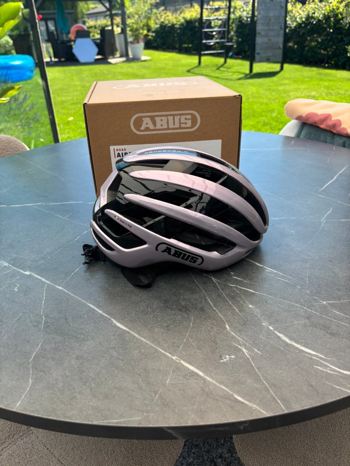 Abus AirBreaker 2.0 Racefiets Helm All In Purple Small, Enlèvement, Neuf, S