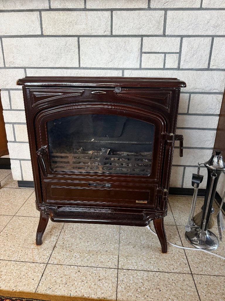 Franco Belge Limousin houtkachel 10 kW, Ophalen, Houtkachel, Zo goed als nieuw, Vrijstaand