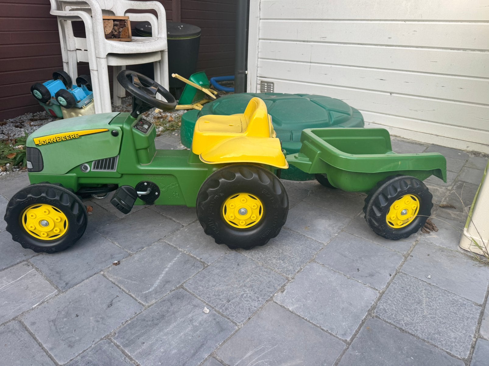 Rolly toys john deere traptractor, Ophalen, Zo goed als nieuw
