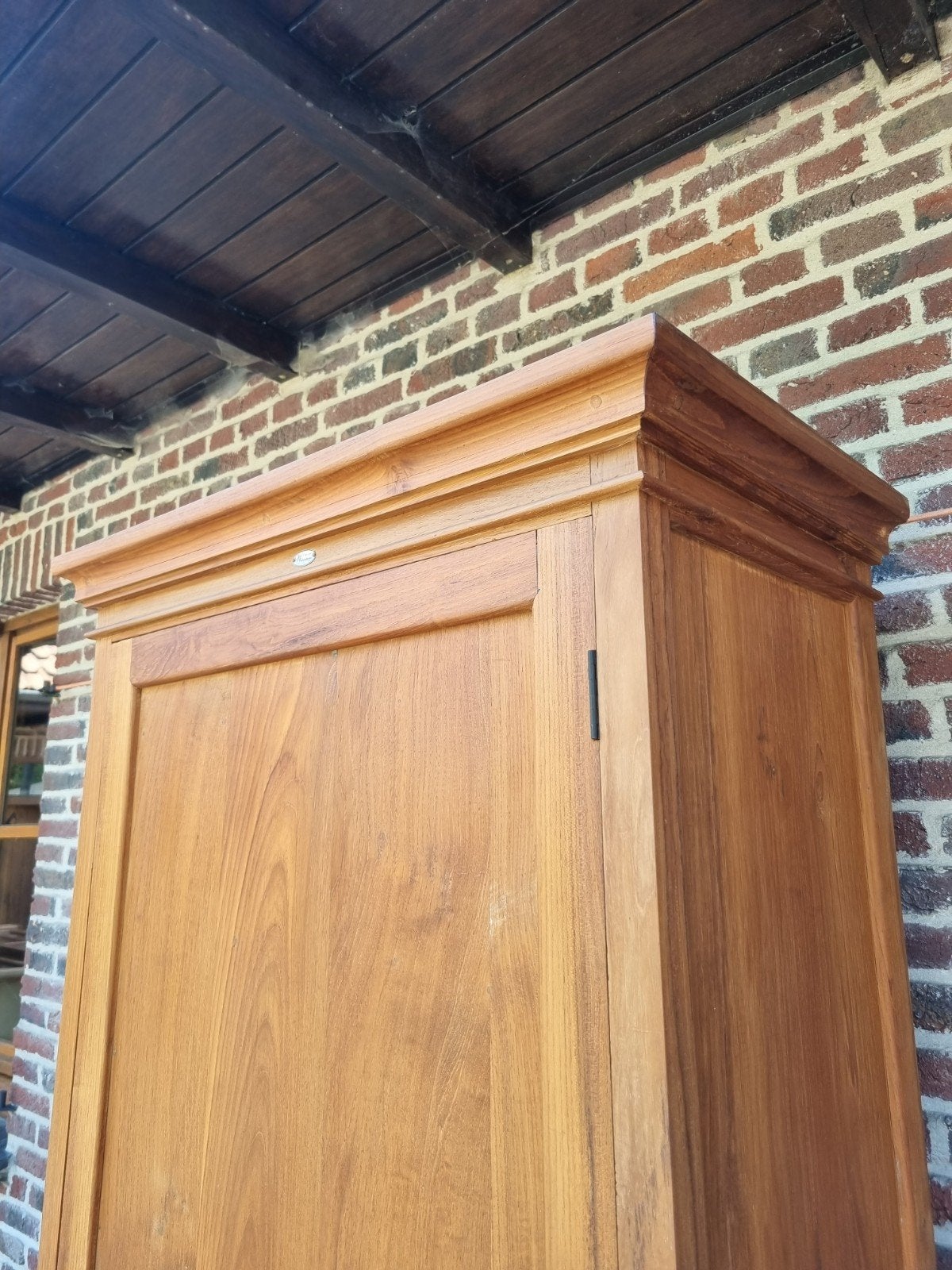 Teak halkast/kledingkast GRATIS LEVERING, Ophalen, 200 cm of meer, Indo., Teakhout