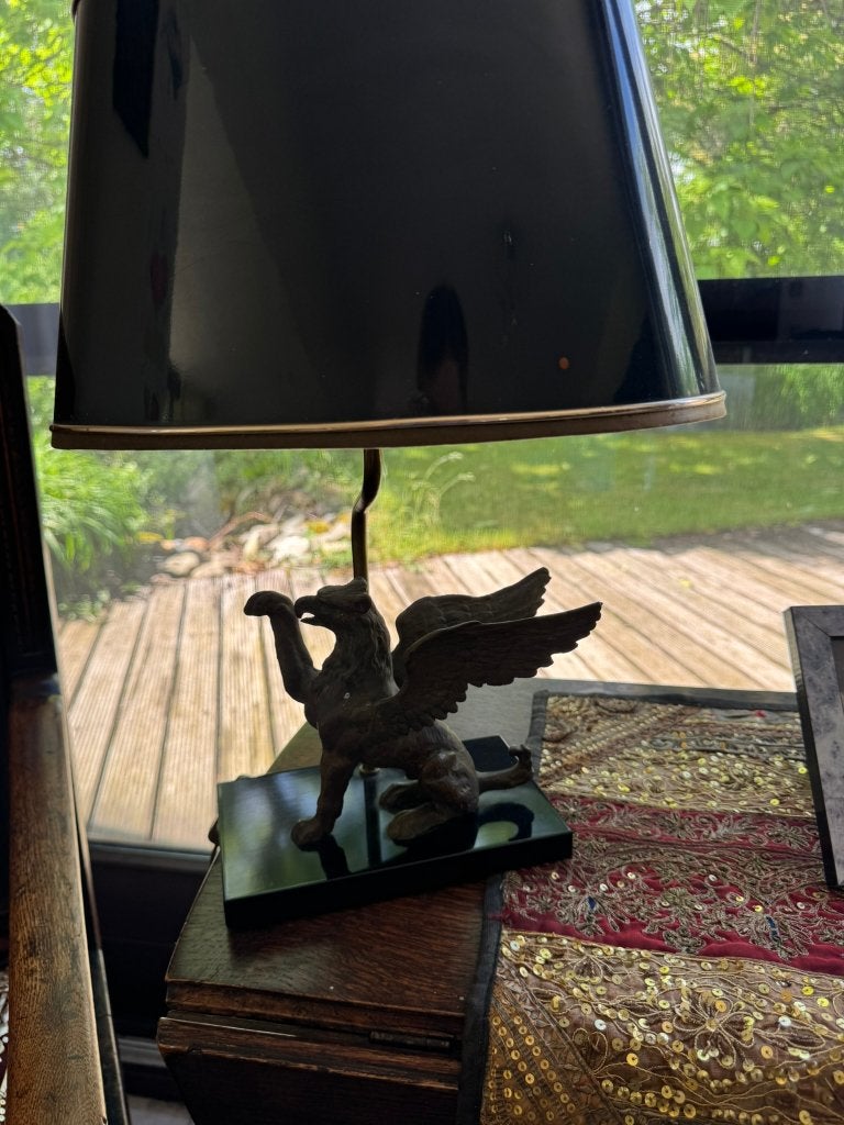 Heel mooie en stijlvolle Art Deco lamp, Ophalen, Gebruikt, Sfeerlamp, Art deco