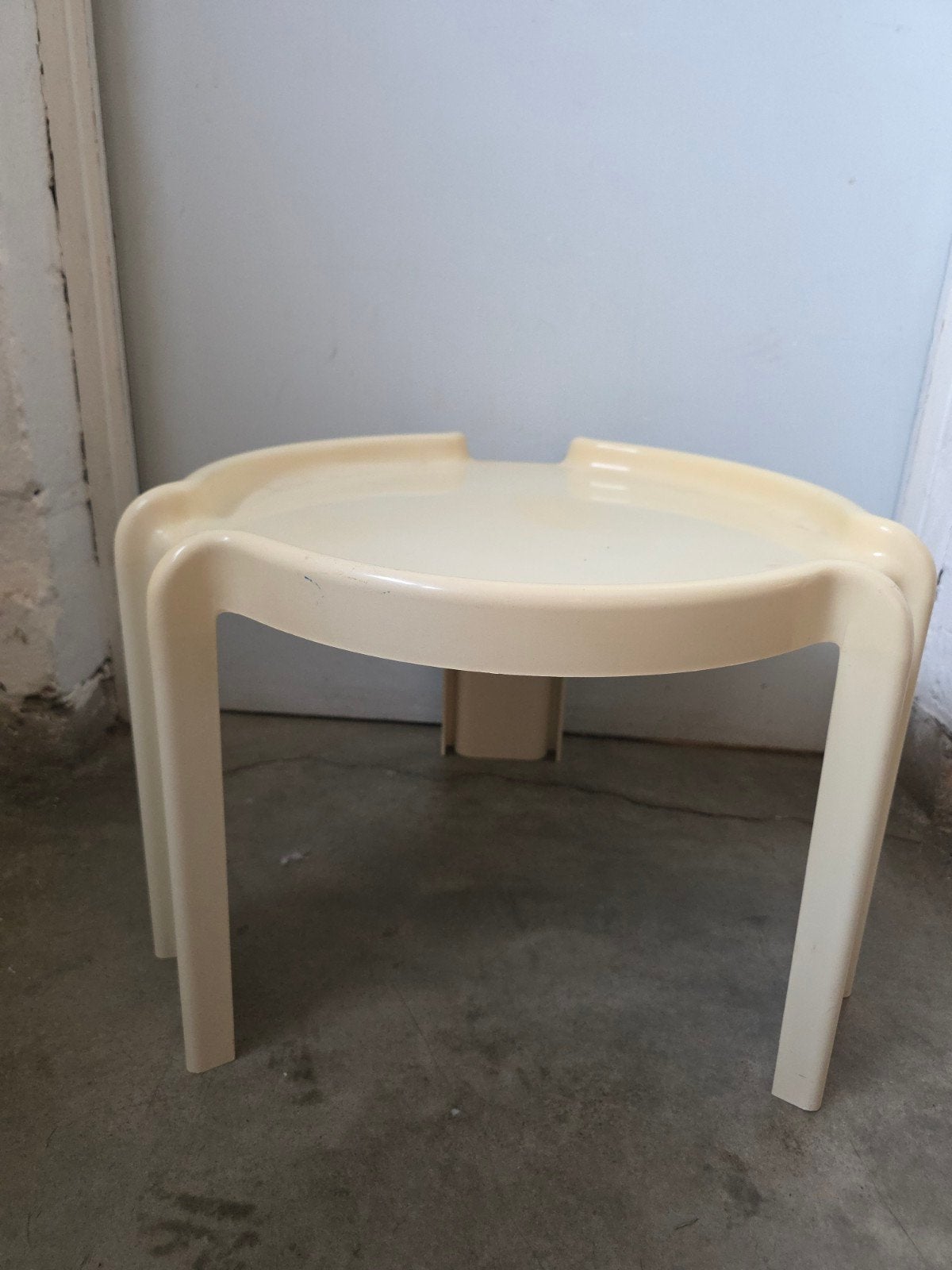 Vintage bijzettafel ontworpen door Giotto Stoppino voor Kart, Ophalen, Tafel