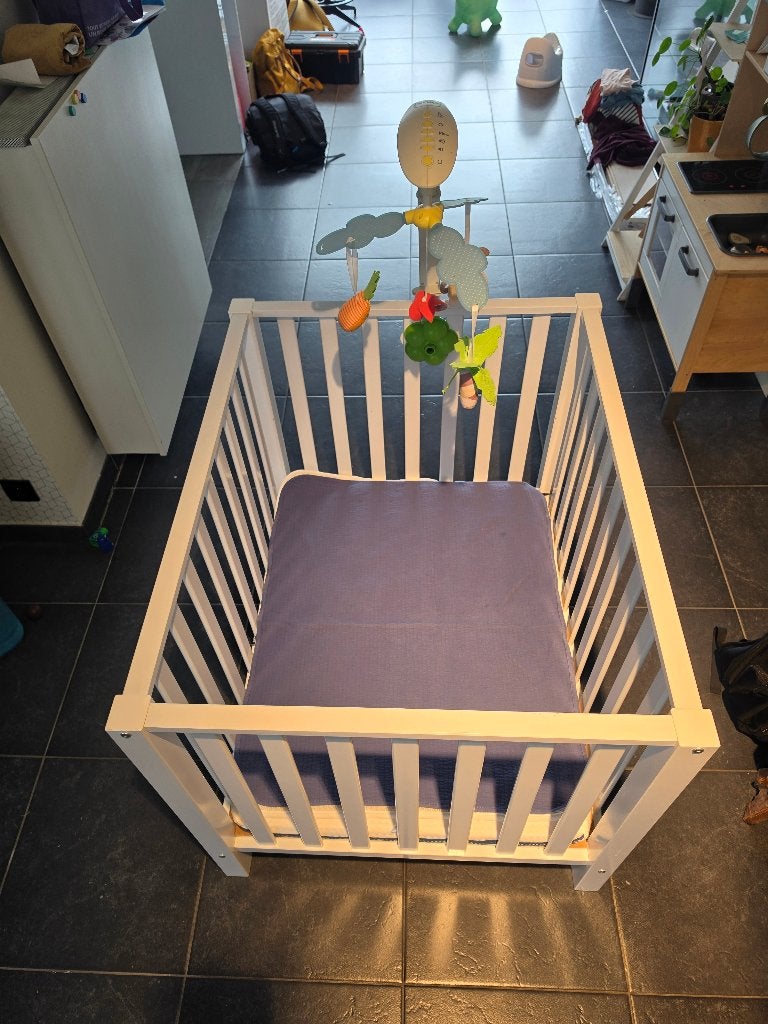 Park voor Baby met aerosleepmatras, Kinderen en Baby's, Babyparken, Ophalen, Zo goed als nieuw, Rechthoekig, In hoogte verstelbaar