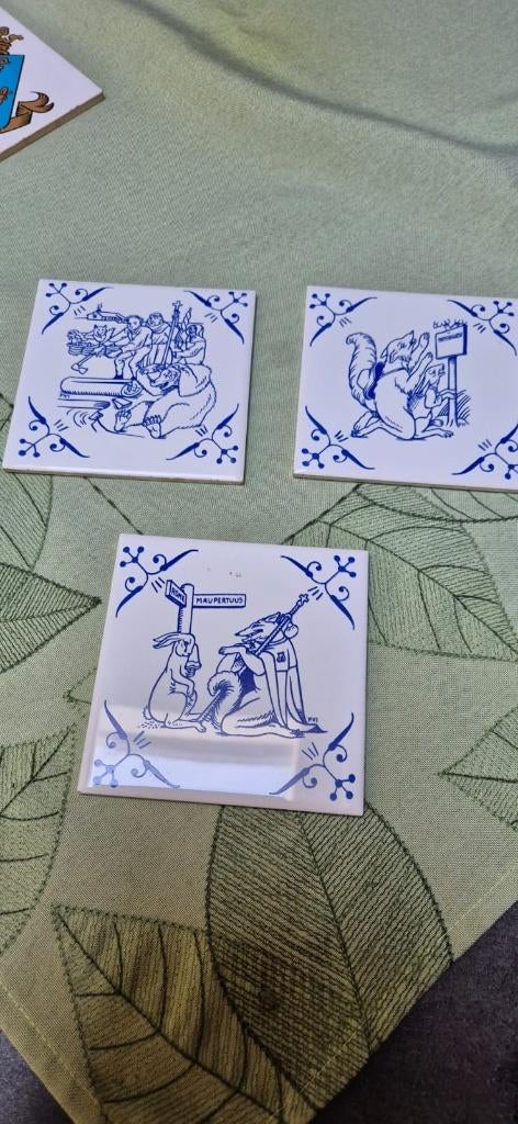 Siertegels reinaart, Antiek en Kunst, Ophalen