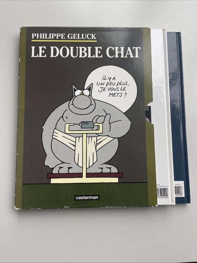 Le double chat- 2 BD en emboitées de 1999  Philippe Geluck, Collections, Personnages de BD, Enlèvement ou Envoi, Looney Tunes