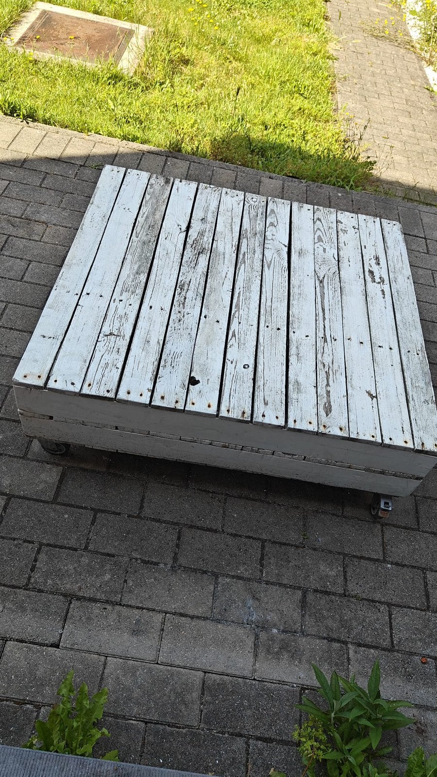 Tafel op wieletjes, Enlèvement, Utilisé, Carré