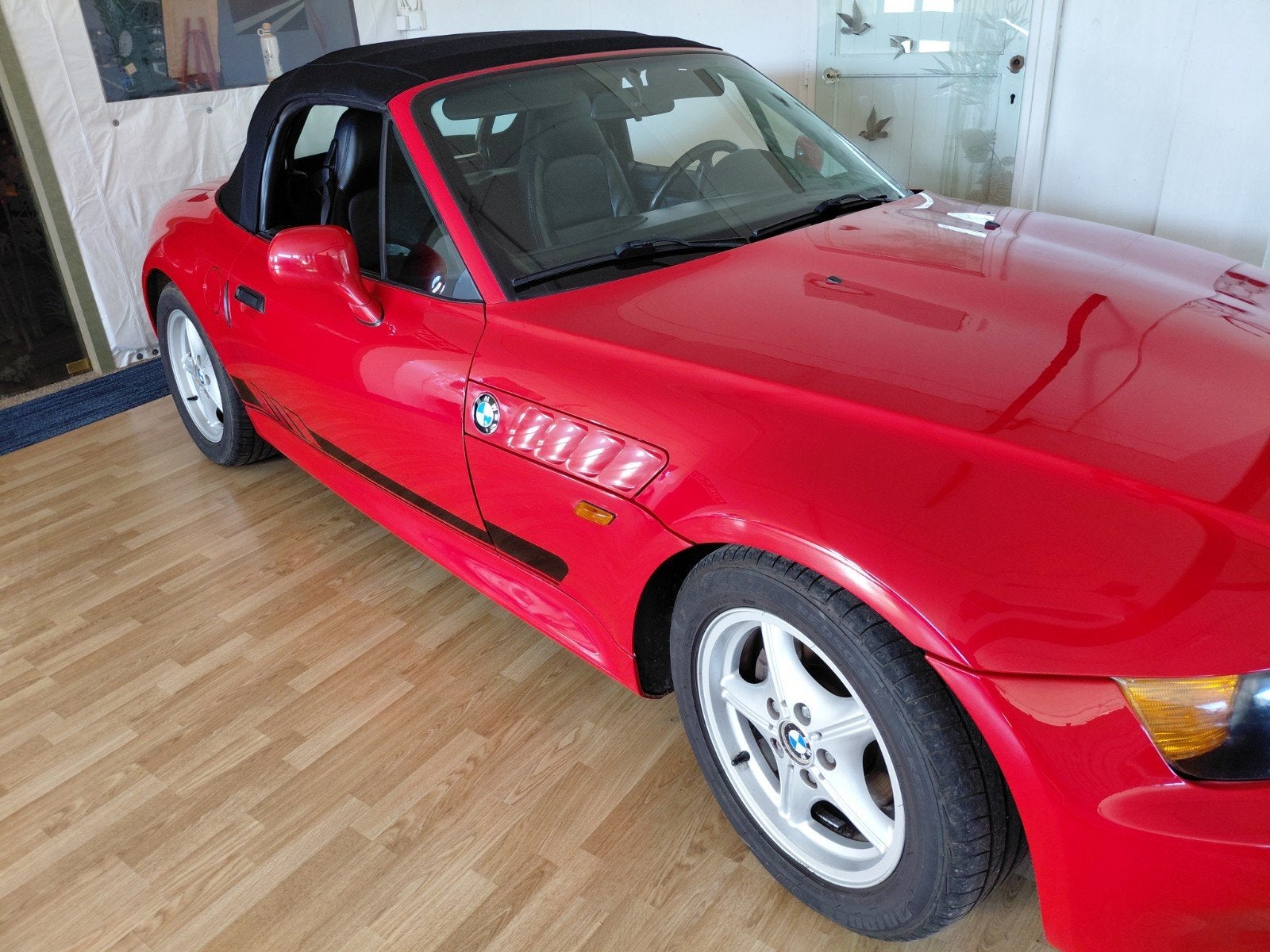 bmw z3 1.9 l, Auto's, Zwart, Leder, 1900 cc, Particulier
