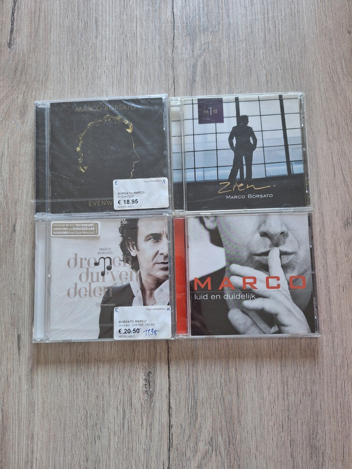 4 Cd's Marco Borsato, Cd's en Dvd's, Cd's | Nederlandstalig, Ophalen of Verzenden