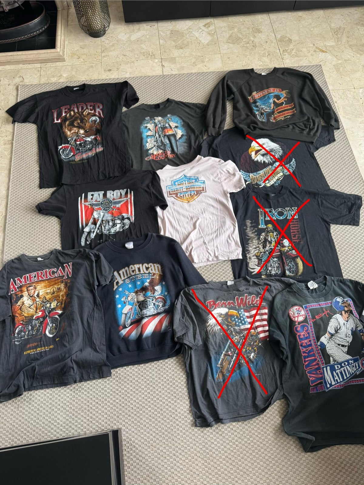 T-shirt met van Harley Davidson, gemaakt in de VS, Ophalen of Verzenden, Gedragen, Maat 52/54 (L)
