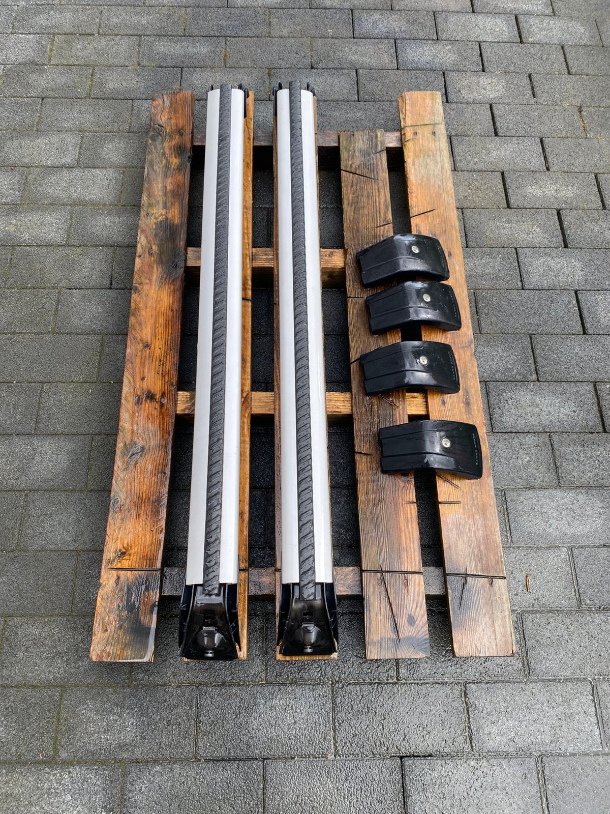 Barres de toit originales pour le Range Rover Evoque, Enlèvement, Comme neuf