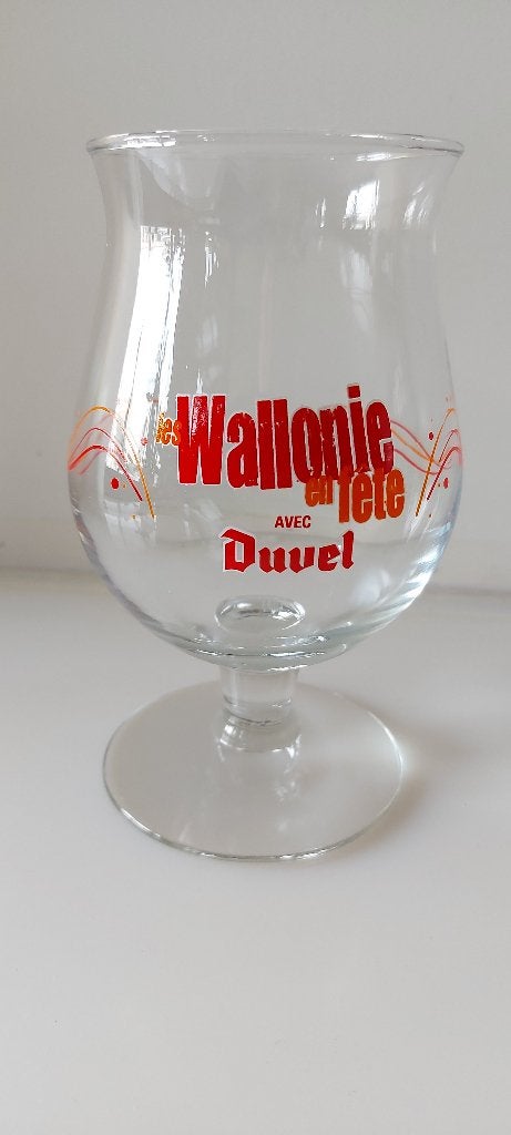 Duvelglas Wallonie en fete (jaar 2008), Verzamelen, Ophalen of Verzenden, Nieuw, Glas of Glazen, Duvel