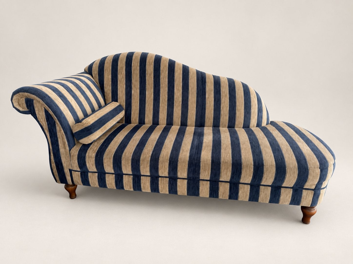 Luxe loungebank van sterke ribstof 200 cm, Huis en Inrichting, Ophalen, Zo goed als nieuw