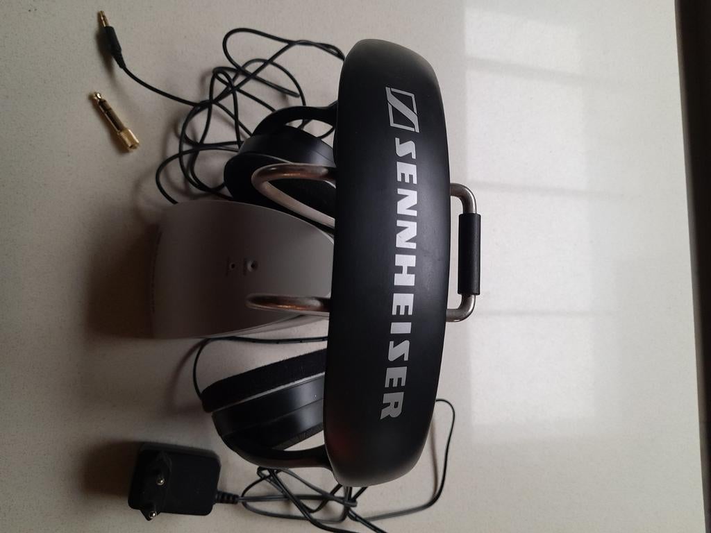 Draadloze Bluetooth-hoofdtelefoon met laadstation.Zga.Nieuw., Supra-aural, Bluetooth, Sennheiser, Comme neuf