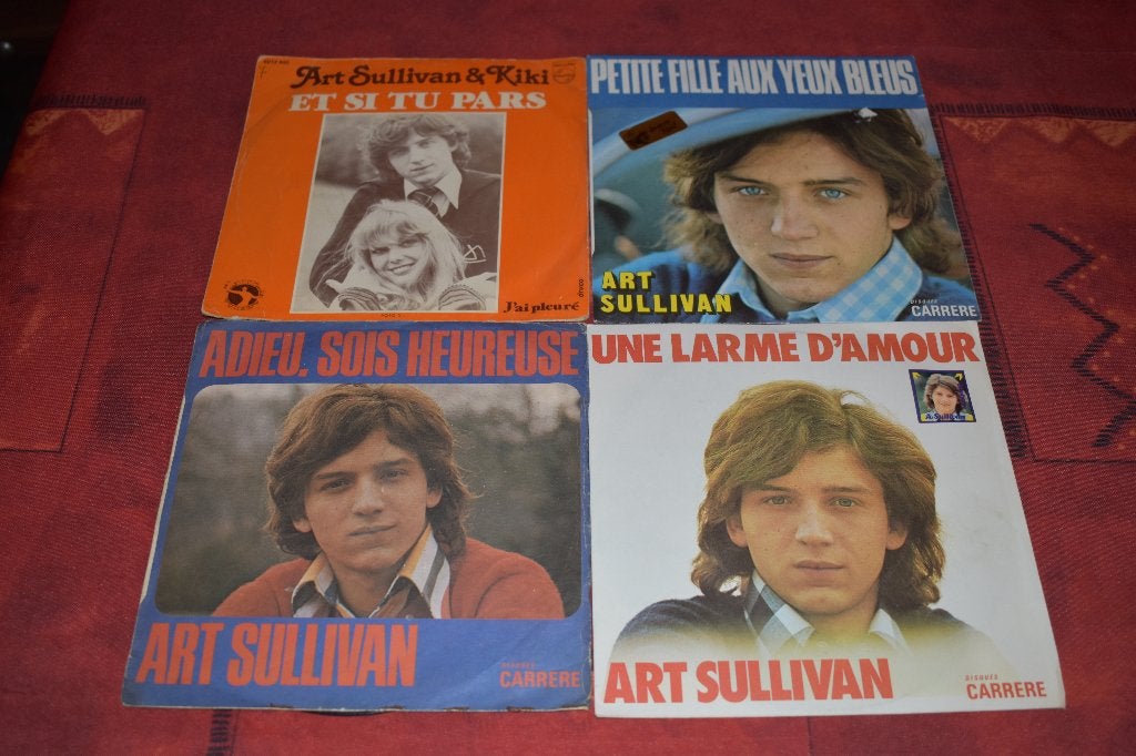 diverse 45t vinyl hits van Art SULLIVAN, CD & DVD, Vinyles Singles, Enlèvement ou Envoi, 7 inch, Comme neuf, Pop