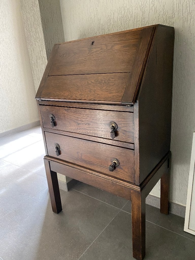 Mooie houten secretaire (compact) - zelf op te halen, Huis en Inrichting, Ophalen, Gebruikt, Vintage?