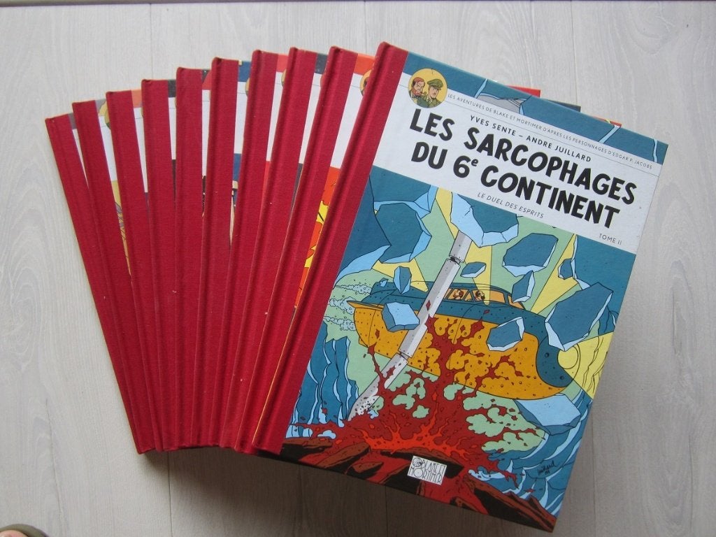 Blake et Mortimer - dos toilé - 6,00Eur / pièce, Livres, Plusieurs BD, Enlèvement ou Envoi, Comme neuf, Edgar P. Jacobs