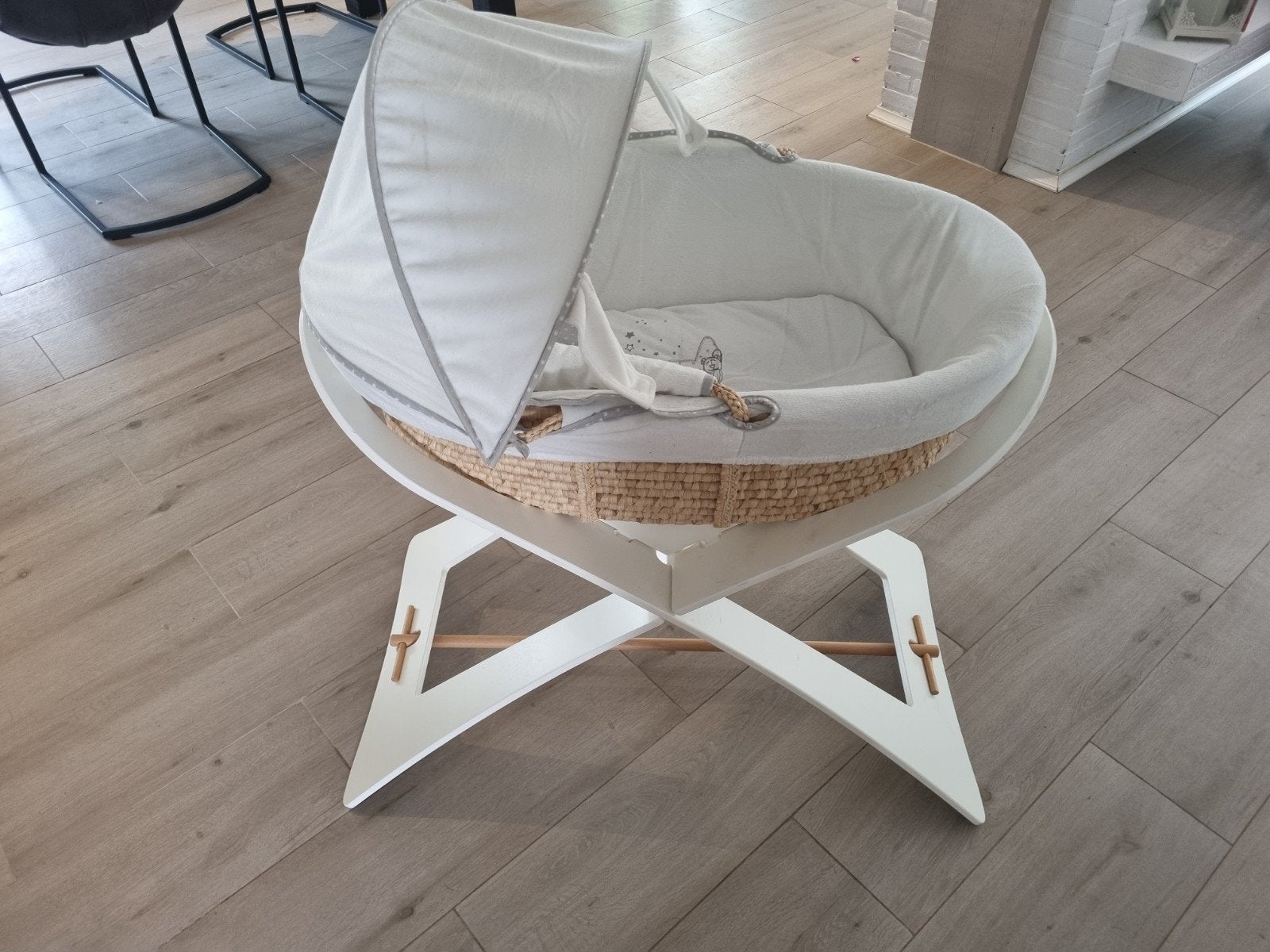 Complete noukies wieg, Kinderen en Baby's, Ophalen, Zo goed als nieuw, Wieg