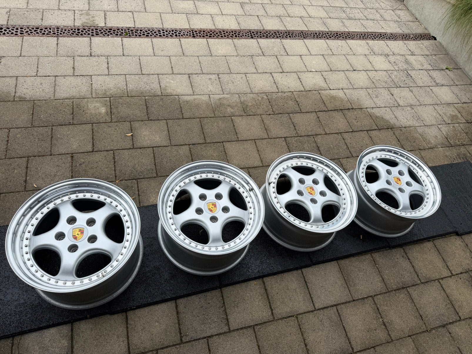 Porsche 993 964 3-delige velgen RH alurad, Autos : Pièces & Accessoires, Pneus & Jantes, Enlèvement, Jante(s)
