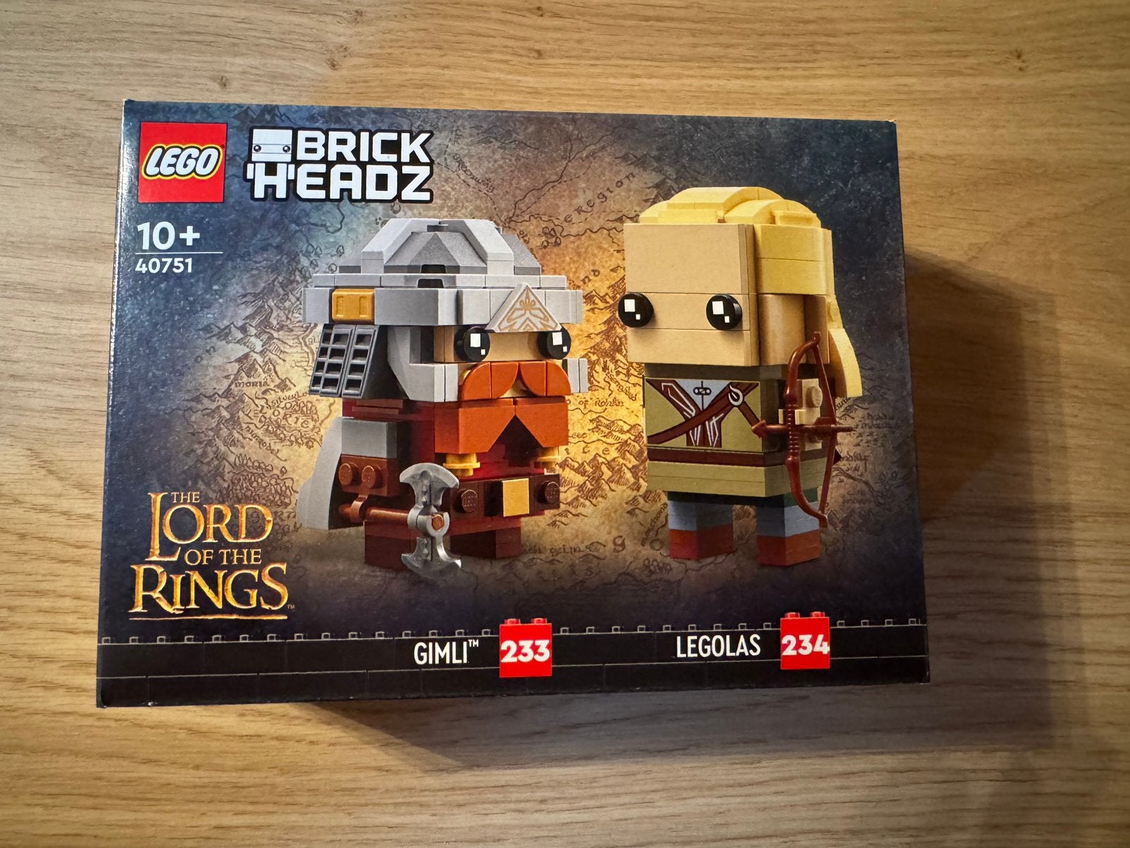 Lego brick headz LOTR gimli en legolas 40751 NIEUW, BrickHeadz, Nieuw, Ophalen of Verzenden, Complete set