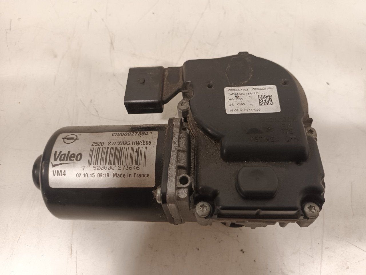 Ruitenwissermotor voor Opel Zafira, Onderdelen@venauto.nl, Van der Ven Autorecycling B.V., Gebruikt, Ettenseweg 76, 4706 PB Roosendaal, The Netherlands