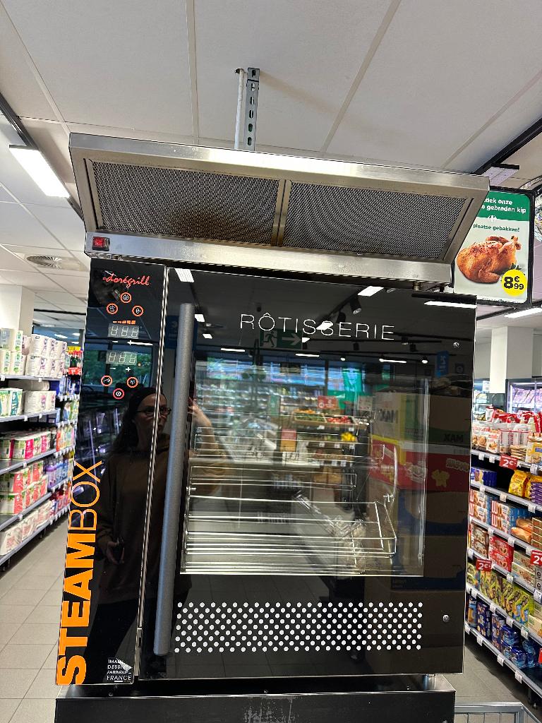 Four/rôtisserie à poulet professionnel — Dorégrill Steambox, Electroménager, Fours, Utilisé, Autoportant, Autres marques, 60 cm ou plus