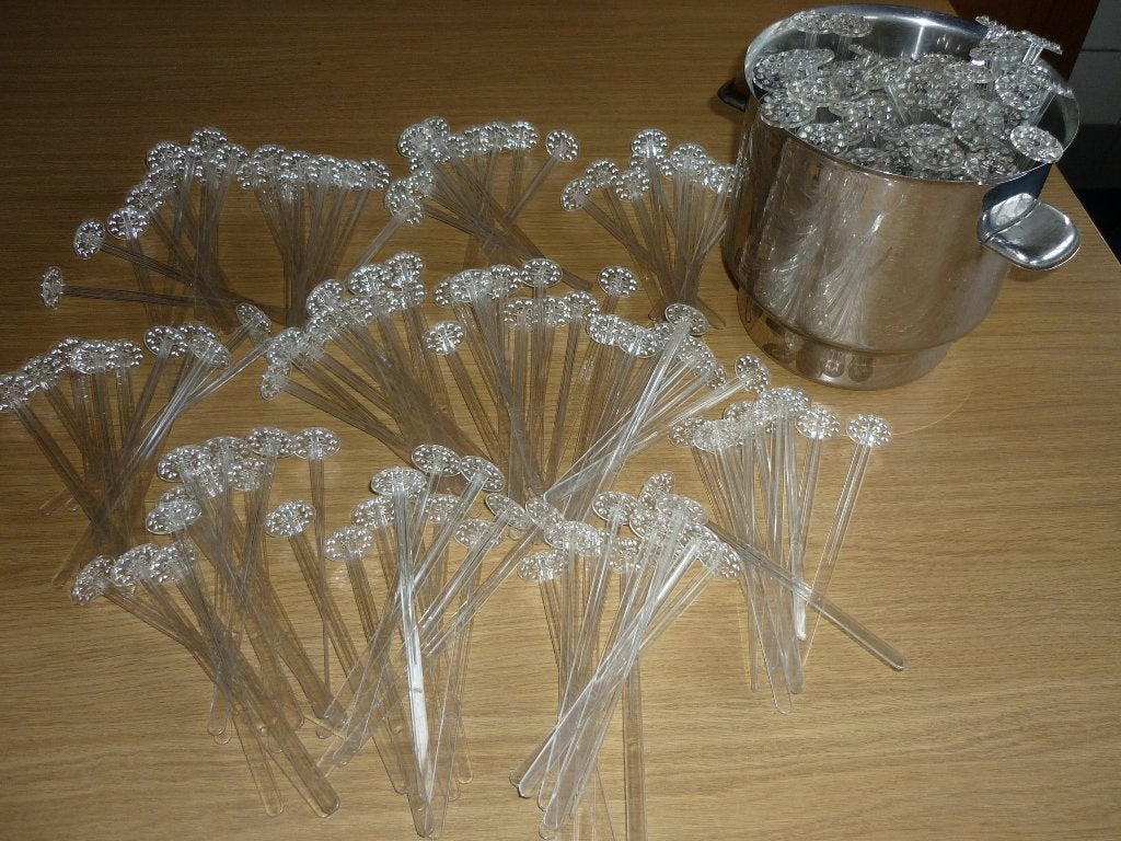 Cocktail roerstaafjes en ijsemmer, Verzamelen, Ophalen of Verzenden