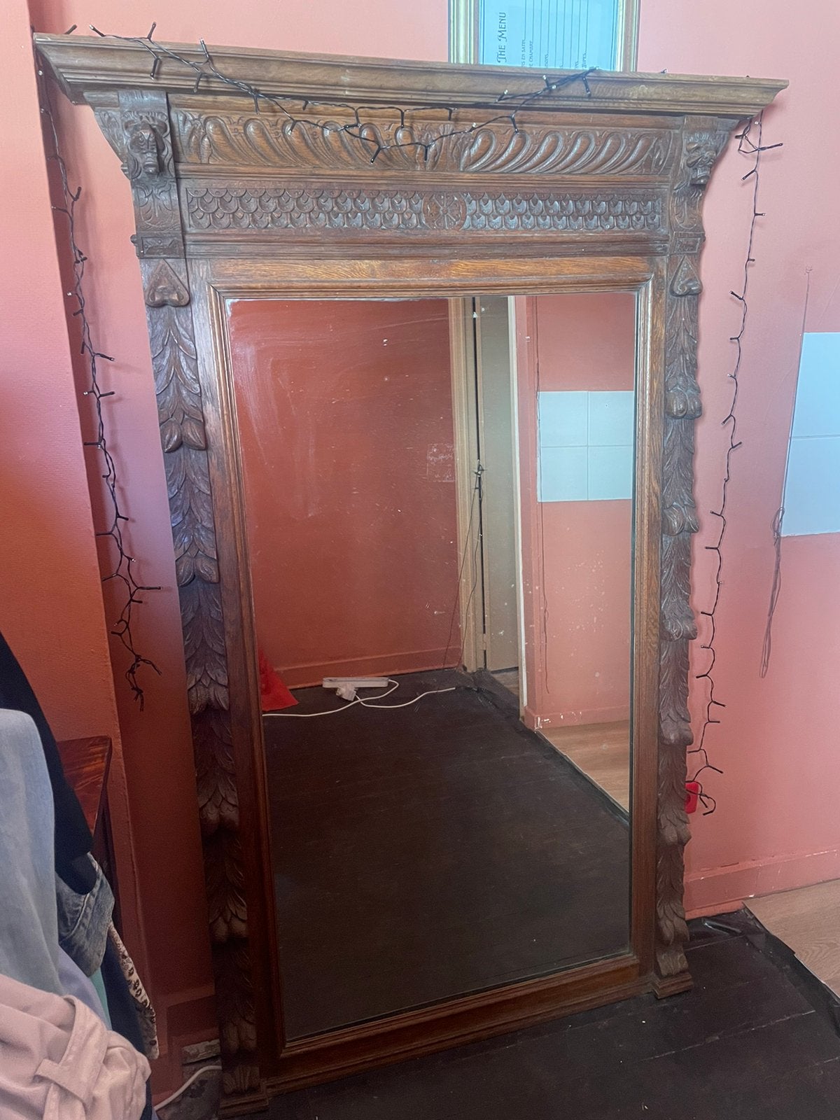 Grand miroir Vintage, Enlèvement