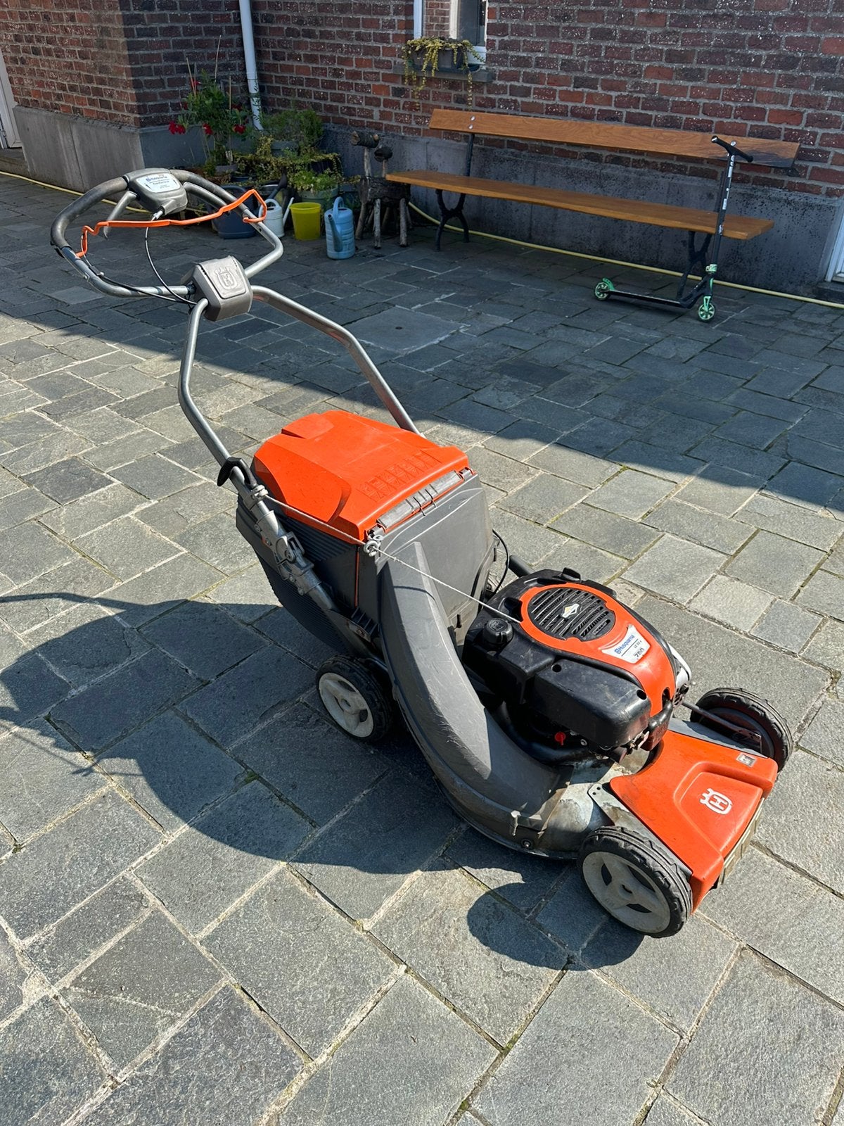 Husqvarna lc 53e grasmaaier, Tuin en Terras, Ophalen, Cirkelmaaier, Gebruikt, Mulchfunctie