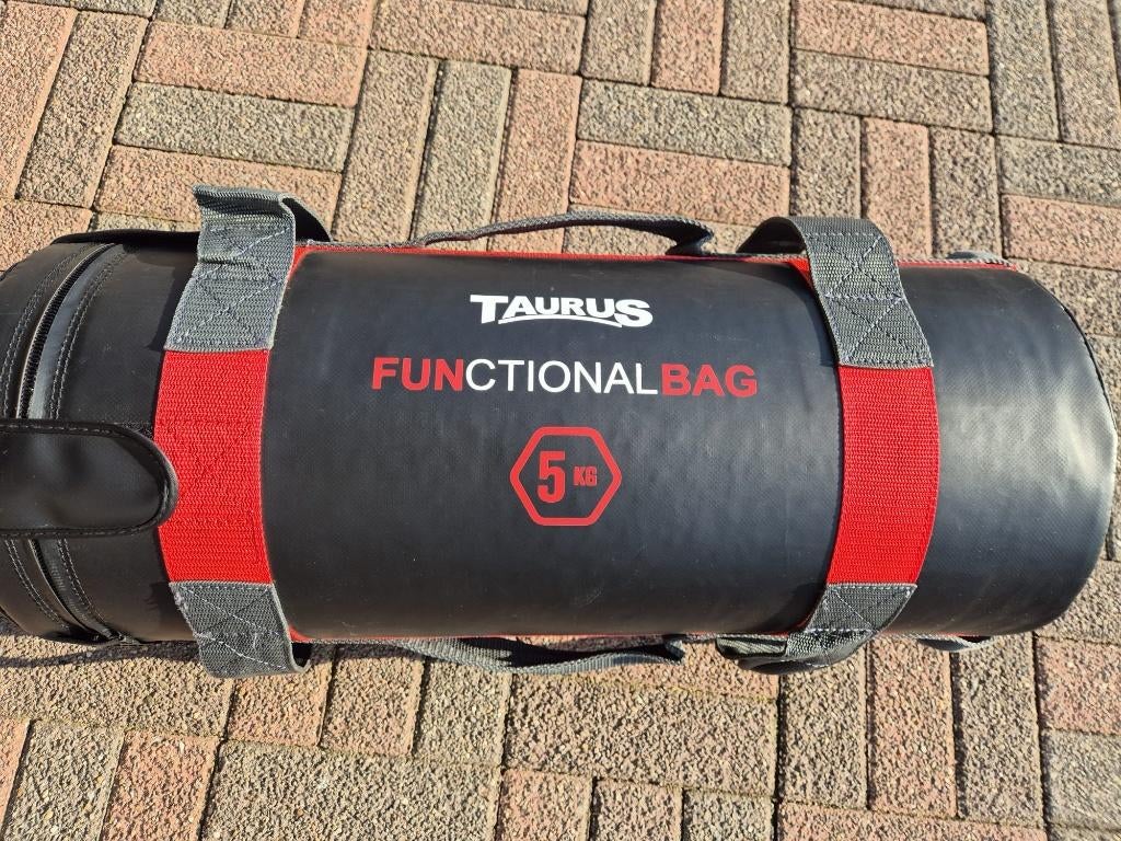 fitnessmateriaal - power bag (sandbag) 5 gewichten, Sport en Fitness, Fitnessmaterialen, Ophalen, Zo goed als nieuw, Benen, Overige typen