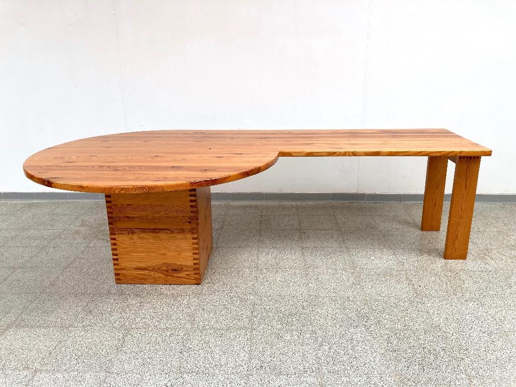 Mid-century vintage design eetkamertafel/bureau, Huis en Inrichting, Tafels | Eettafels, Ophalen, 100 tot 150 cm, 200 cm of meer