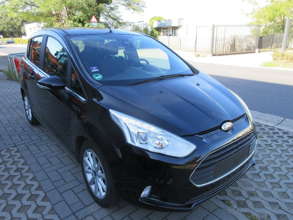 Ford B-Max 1.0 Ecoboost  Benz. Titanium 11/2017  84000Km, Voorwielaandrijving, Zwart, Bedrijf, 5 deurs